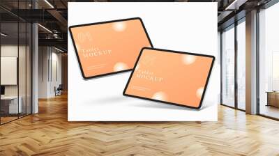 Realistic Tablet mockup. modern tablet mock up isolated on white background. vector illustration. Fully Editable file	 Wall mural