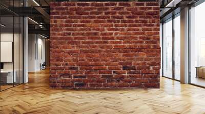 Exterior brick wall texture background Wall mural