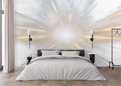 Luminous speed surge. Warp light. Cutting-edge tech. Sci-fi. Speed trails. Motion blur. Zoom action. Light glint. Isolated PNG backdrop. Technology and innovation. Speed light. Wall mural