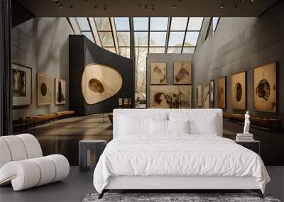 Modern interior art gallery Wall mural