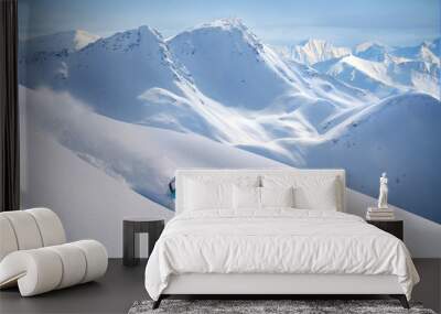 Freeride Skiing Wall mural