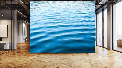 Blue water surface background design Wall mural