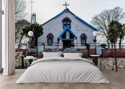 Very old St. Patrick's church in Kasauli is located at the highest point of the school campus was built in 1847 Wall mural