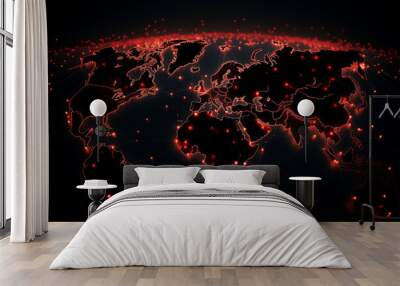 Global Heat Four Wall mural