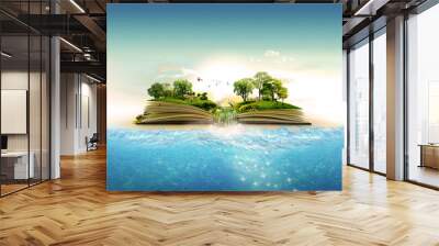 book of nature Wall mural