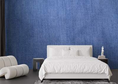 blue denim or jeans texture Wall mural