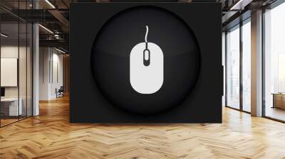 Vector version. computer mouse icon.  Wall mural