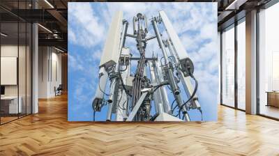 mobile phone communication repeater antenna. mobile phone network antenna. Wall mural