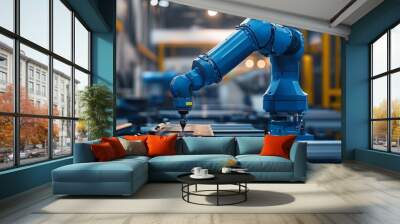 robotic system have for transforming traditional manufacturing processes and workflows Wall mural