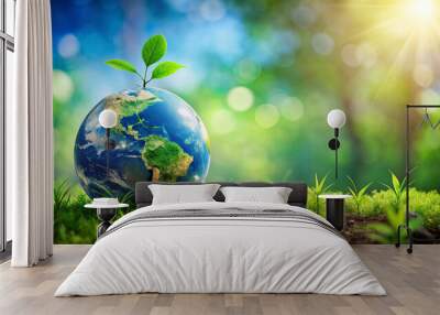 The international earth day Wall mural