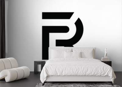 initial letter fr or rf logo vector designs Wall mural