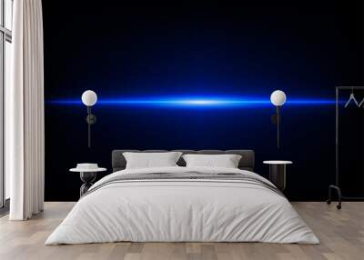 abstract blue light effect concept background Wall mural