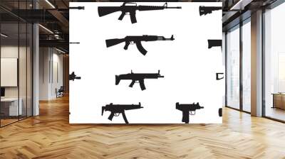 vector weapons Wall mural