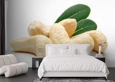 Cashew nut isolated Wall mural