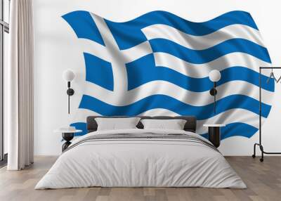 greece flag Wall mural