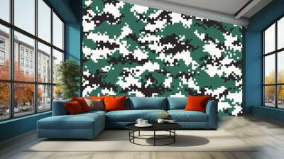 Modern fashion vector trendy camo pattern Wall mural