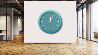 #d clock counting down image,clock icon,blue dark clock,blue clock icon Wall mural