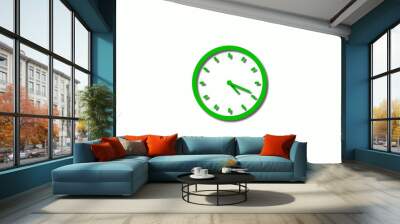 Amazing counting down 3d clock animation video footage Wall mural