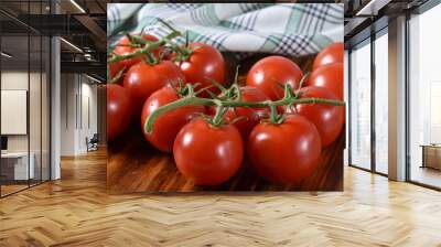 Vine ripened pearl tomatoes Wall mural