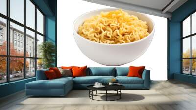 Bowl with instant noodles png Wall mural