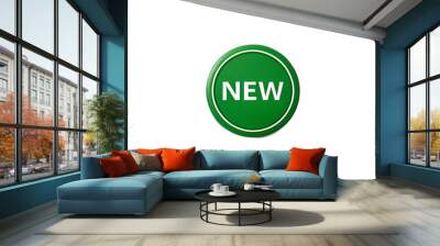 realistic new label design Wall mural