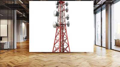 telecommunication signal tower transparent background Wall mural