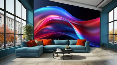 Fantastic Color wave prism vibrant background Wall mural