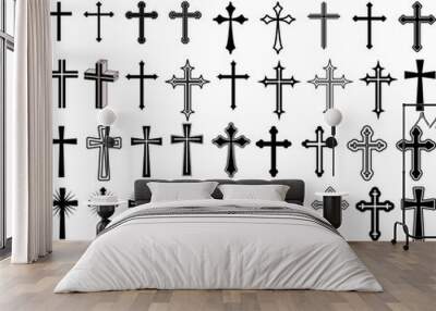 crosses Wall mural