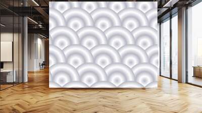 round shape seamless pattern Wall mural