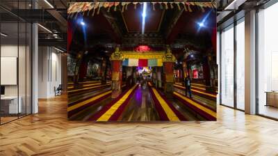 Tawang Monastery in Arunachal Pradesh, India Wall mural