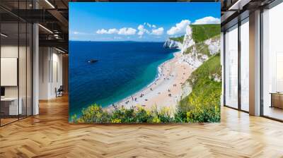 durdle door, dorset, jurassic coast, england, uk Wall mural