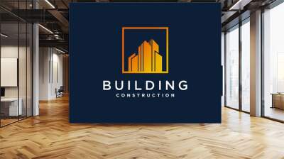 Collection of building architecture, real estate logo, with modern concept Premium Vector. part  4 Wall mural