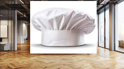 chef hat isolated on white background Wall mural