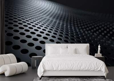 	
Abstract soft black background with carbon fiber texture	
 Wall mural