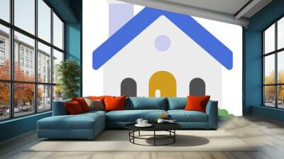 house flat icon Wall mural