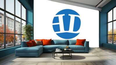 logo icon E + D Wall mural