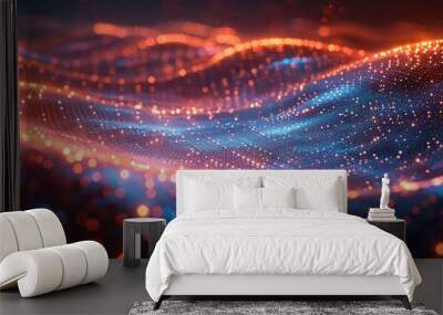 abstract background that represents the limitless possibilities and horizons of it technology in the future pushing the boundaries of innovation Wall mural