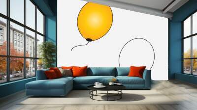 Balloon art work and EPS file. Wall mural