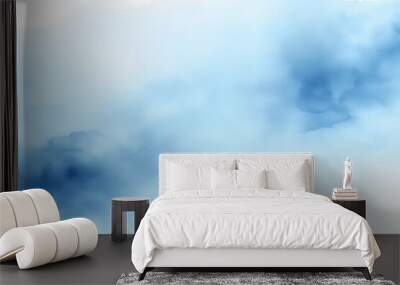 blue sky with clouds Wall mural