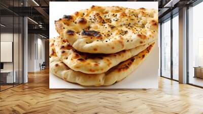 indian desi food naan bread Wall mural