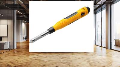 Handy Driver Screwdriver on White or PNG Transparent Background. Wall mural