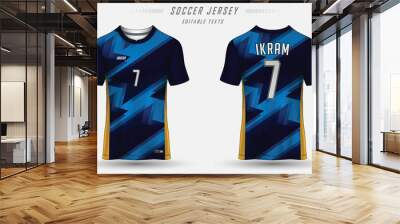 Sublimation Jersey black By Ikram raza Wall mural