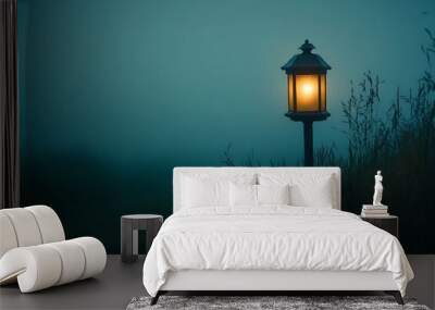 lantern in the night Wall mural