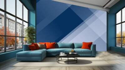 dark blue background with Abstract modern corporate concept Wall mural