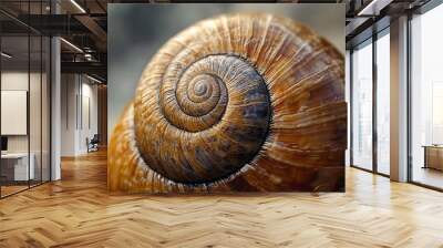 snail shell Wall mural