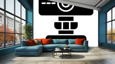 Web Camera Icon Wall mural