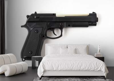 A pistol gun isolated on white background. Wall mural