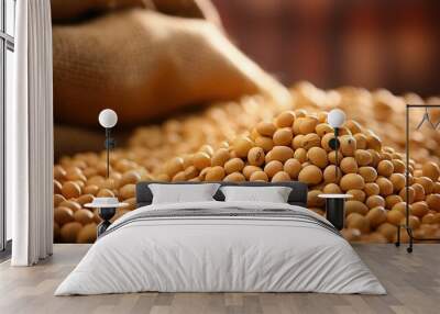 Dried Soya beans UHD Wallpaper Wall mural