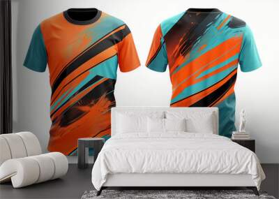 sport jersey t-shirt design sublimation print Wall mural