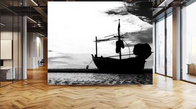 Fishing boat Wall mural